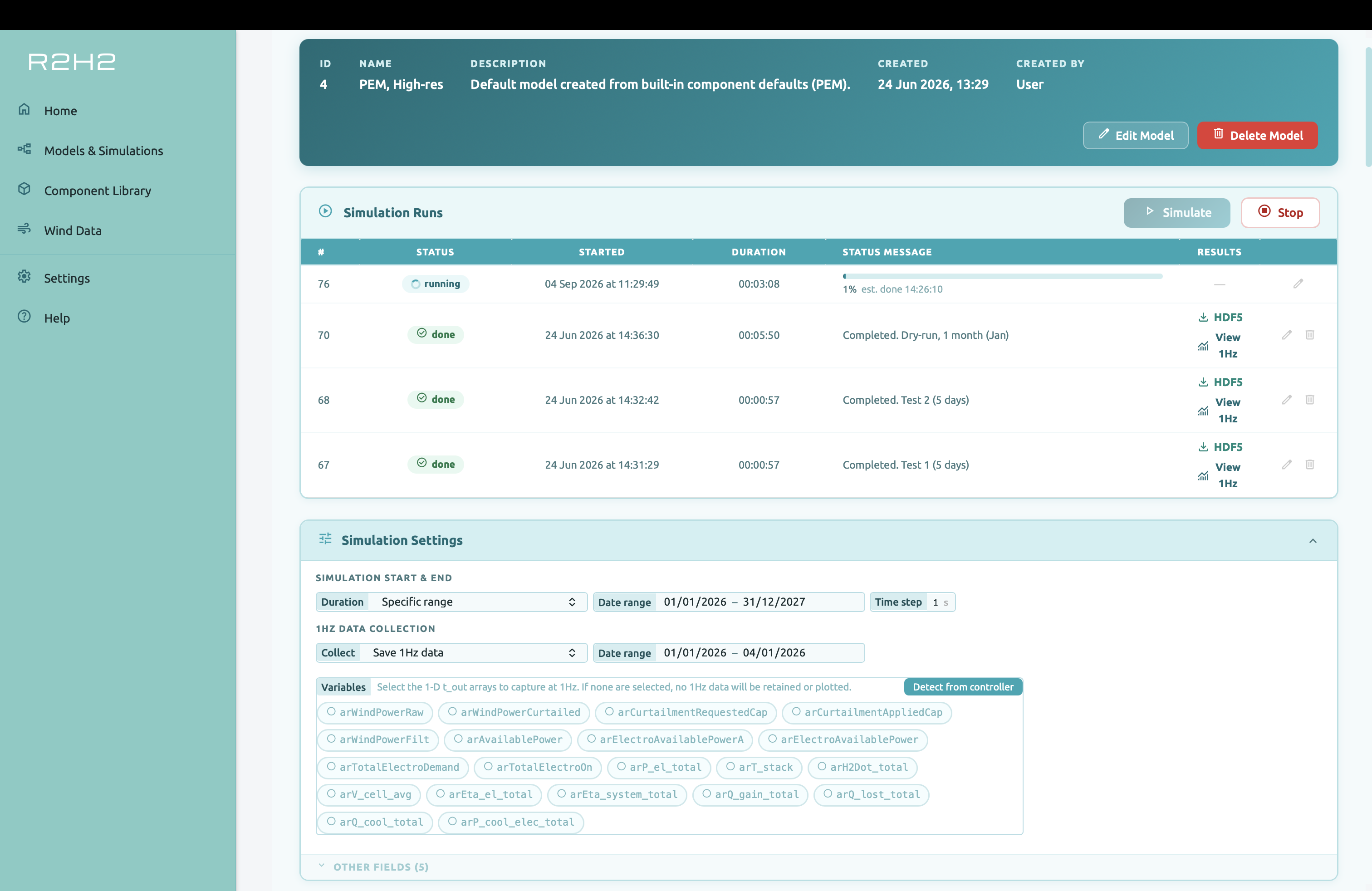 Simulation setup and launcher