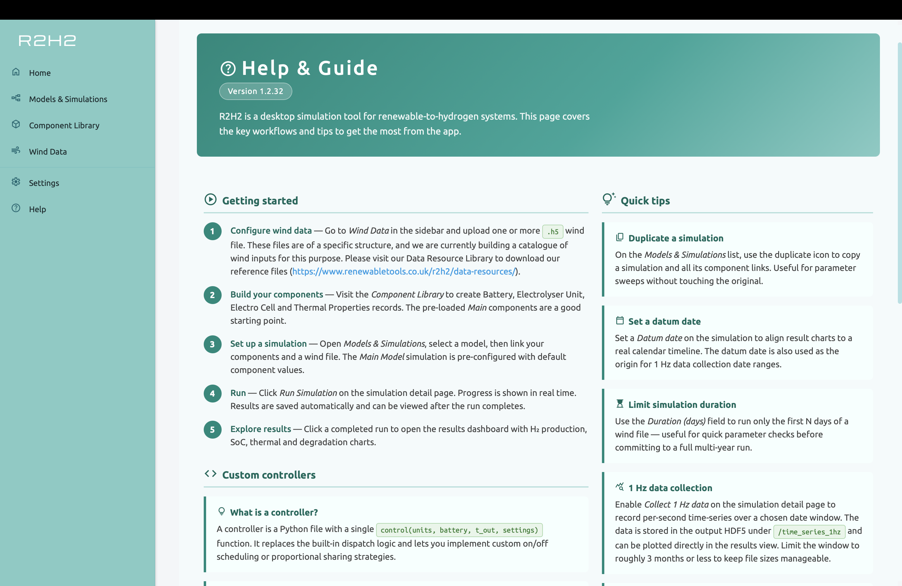 Help pages, and upgrader framework